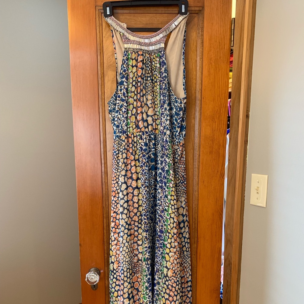 Anthropologie halter dress